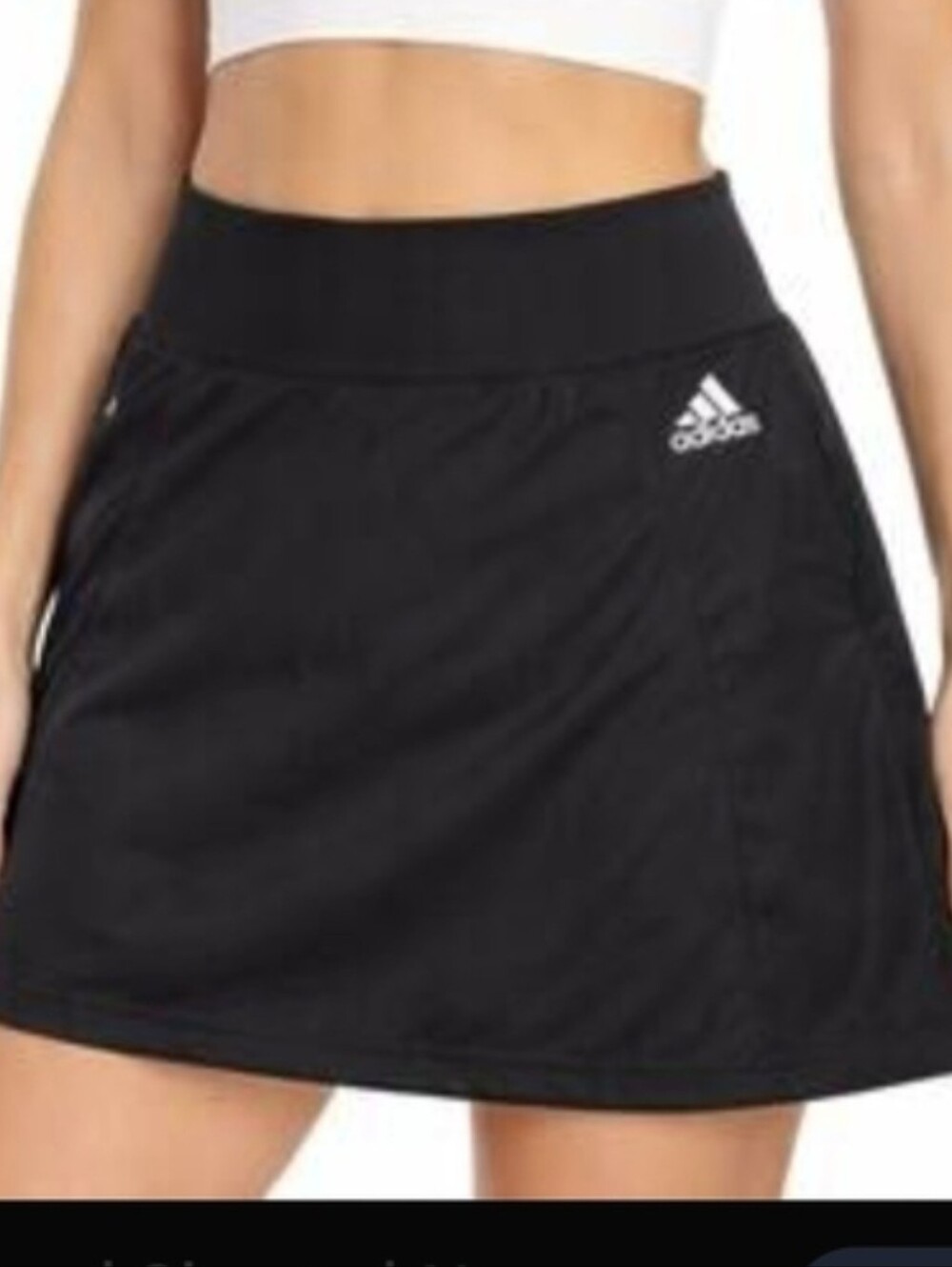 NWT Adidas Club Aeroready Black Tennis Skirt Skort Size S Pickleball Skirt Golf